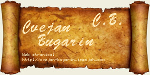 Cvejan Bugarin vizit kartica